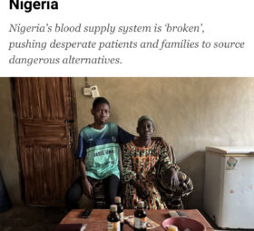 ‘Blood for money’: The patients forced to turn to racketeers in Nigeria